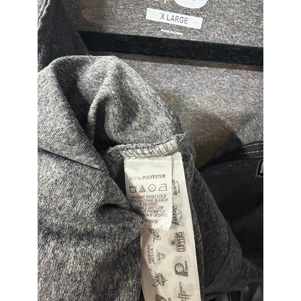 San Antonio Spurs Quarter Zip Pullover XL NBA Gray Athletic - Picture 5 of 5